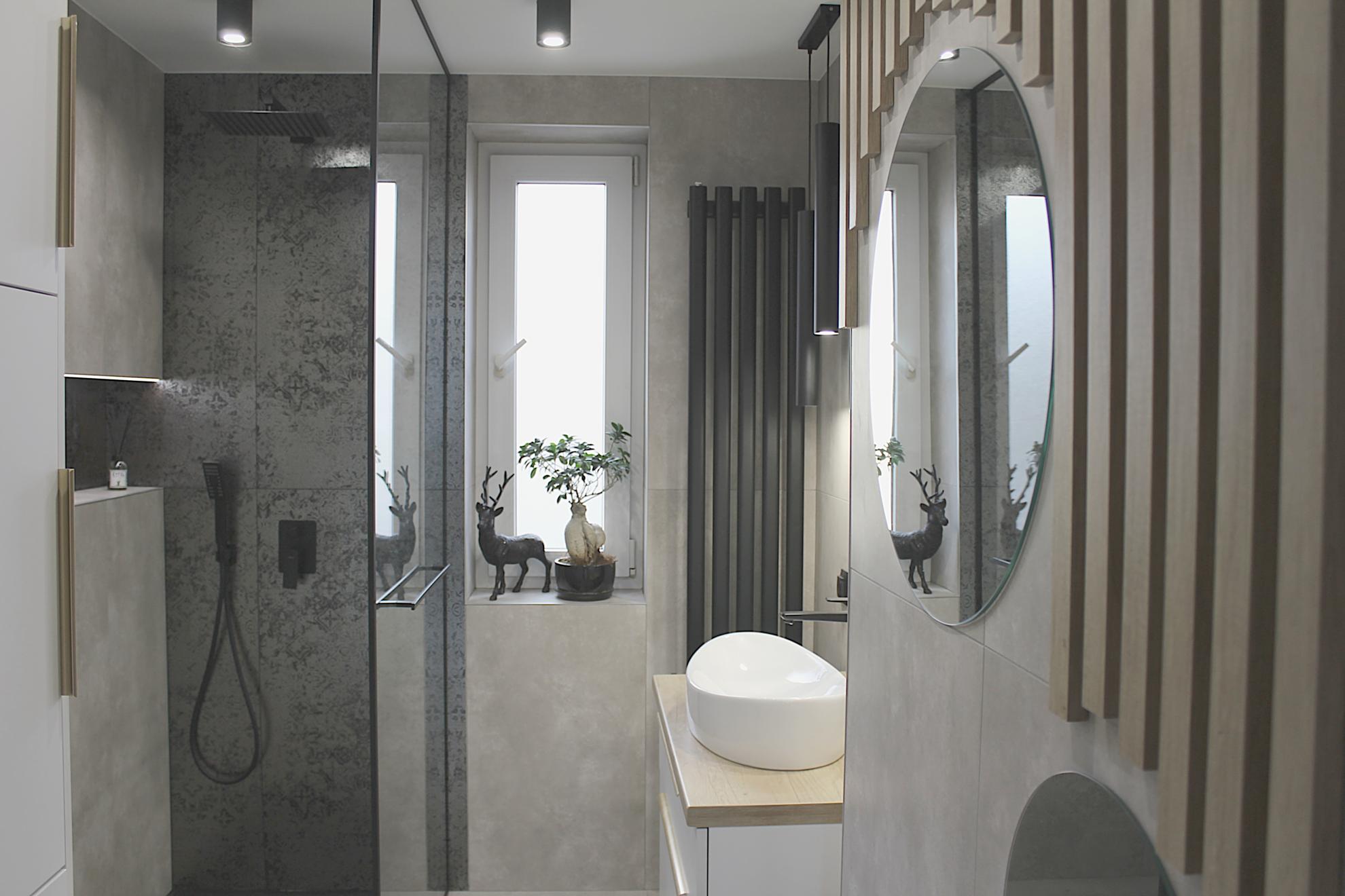 Duet idealny: beton + drewno